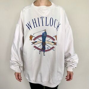 Vintage Whitlock golf graphic sweatshirt. 🤍